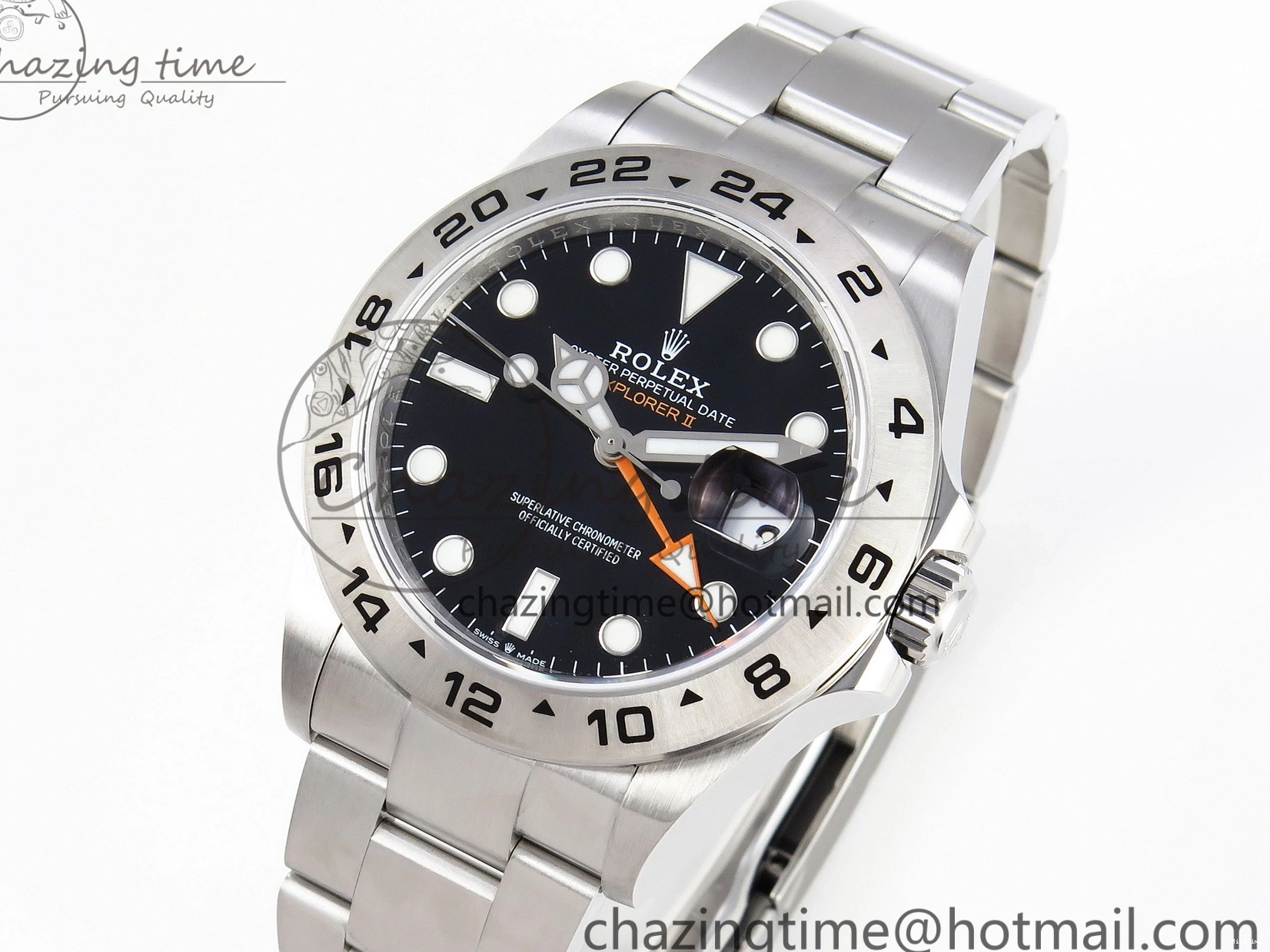 MiroTime 0329 Explorer II 42mm 226570 Black 904L SS GMF 1:1 Best Edition Black Dial on Bracelet VR3285 CHS HighPerformance 1903